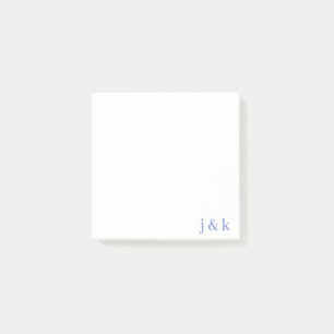 Post-it® Nom du monogramme personnalisé