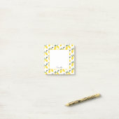 Post-it® Nom du Motif citron (Sur un bureau)
