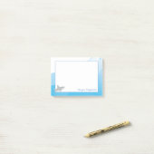 Post-it® Nom du requin animal mou Baby (Sur un bureau)