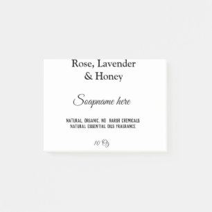 Post-it® nom du savon poids site internet ingrédients détai