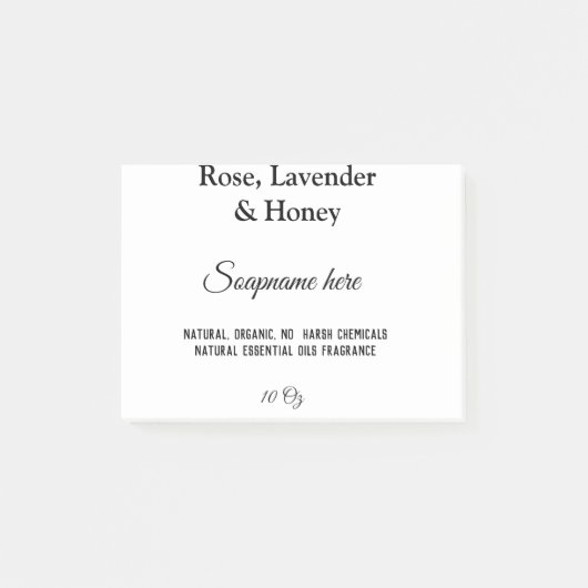 Post-it® nom du savon poids site internet ingrédients détai (Devant)