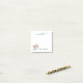 Post-it® Nom du script chic moderne mignon (Sur un bureau)