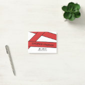 Post-it® Nom du script de classe du laboratoire judiciaire (Bureau)