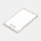 Post-it® Nom du script de l'enseignant frontalier Dots (Incliné)