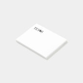 Post-it® Nom du Texas avec la lettre formée par état (Incliné)