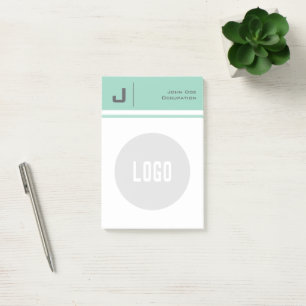 Post-it® Nom et logo personnalisés Nettoyer Simple Minimali