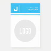 Post-it® Nom et logo personnalisés Nettoyer Simple Minimali (Devant)