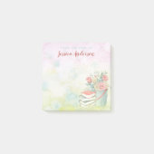 Post-it® Nom floral d'aquarelle (Devant)