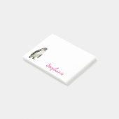 Post-it® Nom Girly de pingouin mignon (Incliné)