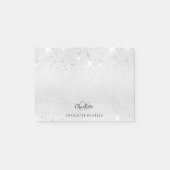 Post-it® Nom initial du monogramme de parties scintillant a (Devant)