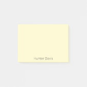 Post-it® Nom jaune citron (Devant)
