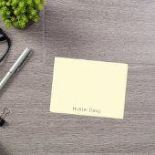 Post-it® Nom jaune citron