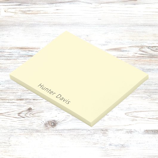 Post-it® Nom jaune citron