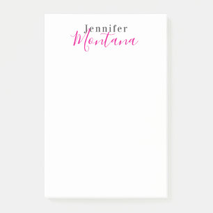 Post-it® Nom minimaliste moderne élégant professionnel