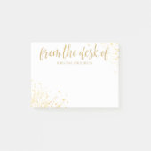 Post-it® Nom moderne de bureau d'or (Devant)