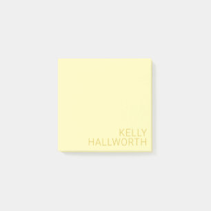 Post-it® Nom moderne (ou autre texte) Jaune