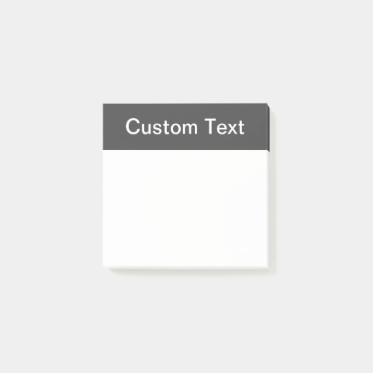 Post-it® Nom modifiable en gras moderne, entreprise ou marq (Devant)