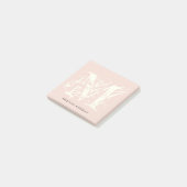 Post-it® Nom monogramme de typographie chic (Incliné)