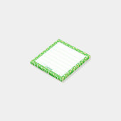 Post-it® Nom: Motif Shamrock St Patrick's Green Orange (Incliné)