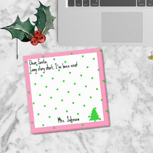 Post-it® Nom ou entreprise drôle Cher devis Père Noël