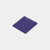 Post-it® Nom ou Mot Classique | Bleu foncé violacé (Incliné)