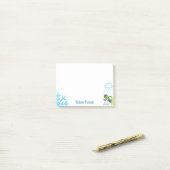 Post-it® Nom personnalisé | Amateurs d'hiver (Sur un bureau)