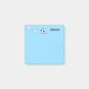 Post-it® Nom personnalisé Bal de football Post-it-Notes Pos