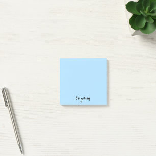 Post-it® Nom personnalisé Bébé Bleu Accueil Bureau Affaires