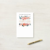 Post-it® Nom personnalisé Bible Verse Bloc-notes (Sur un bureau)