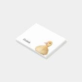 Post-it® Nom personnalisé Canard Mignon (Incliné)