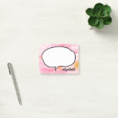 Post-it® Nom personnalisé de la bulle Talk (Bureau)