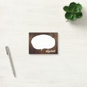 Post-it® Nom personnalisé de la bulle Talk (Bureau)