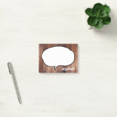 Post-it® Nom personnalisé de la bulle Talk (Bureau)