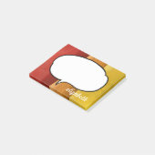 Post-it® Nom personnalisé de la bulle Talk (Incliné)