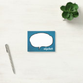 Post-it® Nom personnalisé de la bulle Talk (Bureau)