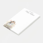 Post-it® Nom personnalisé de l'Amoureux des chiens beagle (Incliné)