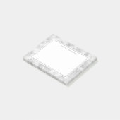 Post-it® Nom personnalisé du flocon de neige de Noël (Incliné)