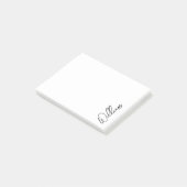 Post-it® Nom personnalisé du script moderne (Incliné)
