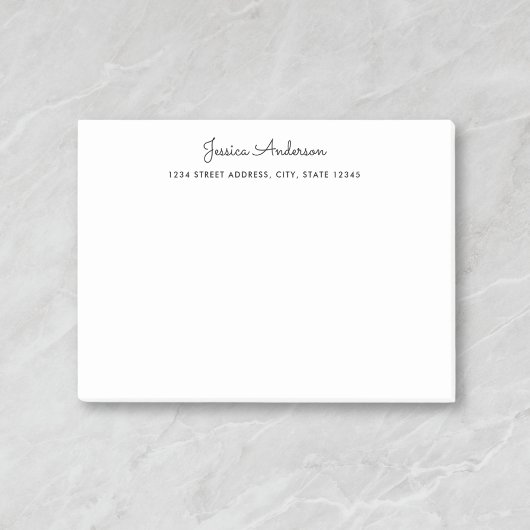 Post-it® Nom personnalisé du script moderne