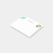 Post-it® Nom personnalisé | Emojis financiers (Incliné)