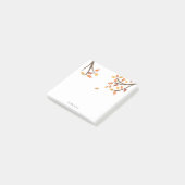 Post-it® Nom personnalisé Falling Automne Leaves Fall (Incliné)