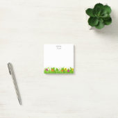 Post-it® Nom personnalisé Floral (Bureau)