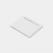 Post-it® Nom personnalisé Langue de la parole Pathologiste  (Incliné)