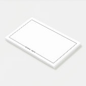 Post-it® Nom personnalisé minimaliste moderne (Incliné)