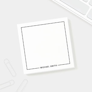 Post-it® Nom personnalisé minimaliste moderne