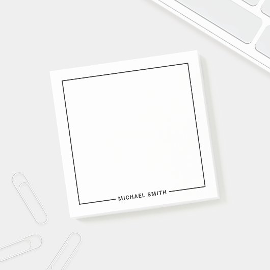 Post-it® Nom personnalisé minimaliste moderne
