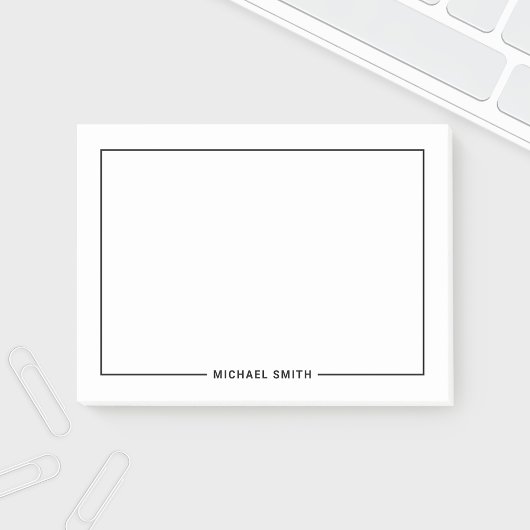 Post-it® Nom personnalisé minimaliste moderne