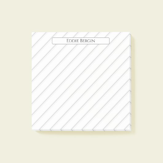 Post-it® Nom Personnalisé Moderne Professionnel