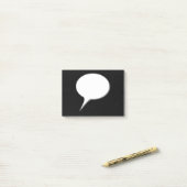 Post-it® Nom personnalisé par bulle d'entretien de blanc et (Sur un bureau)