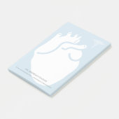 Post-it® Nom personnalisé par cardiologue (Incliné)